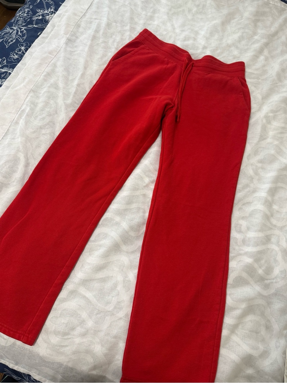 Amazon Essentials Red Fleece Sweatpants - Picture 5 of 10